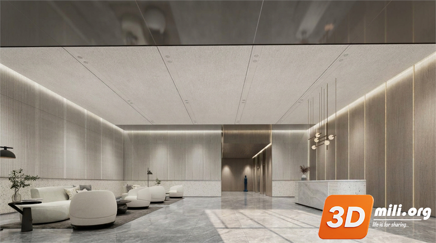 Lobby front desk Skp Files 
